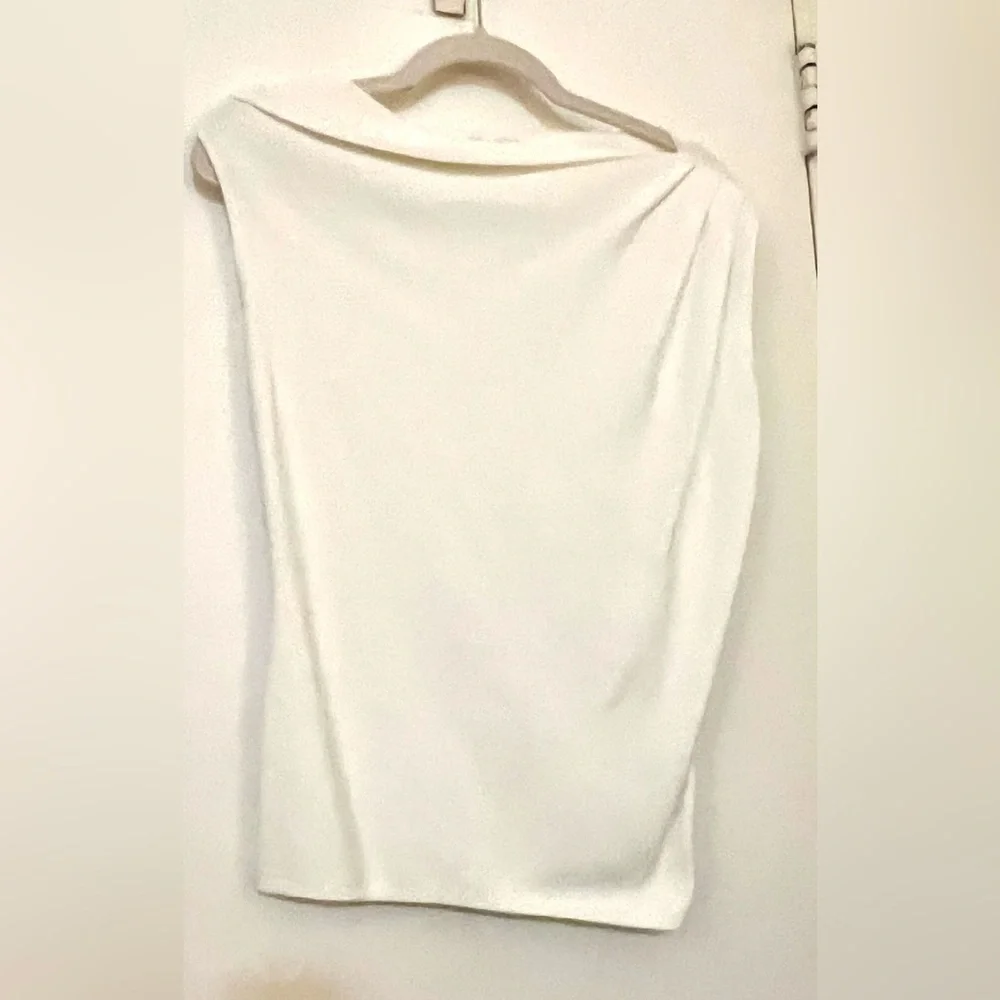 Reiss Cream Sleeveless Top Size S - Picture 2 of 10